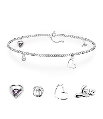 Love Silver Anklet ANK-06